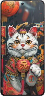 Силіконовий чехол China Cat v2 для OnePlus Ace 5 Pro - 6135u-3934 изображение 