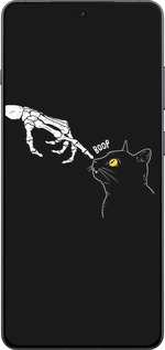 Силиконовый чехол Кошка для OnePlus Ace 5 Pro - 6505u-3934 изображение 