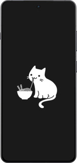 Силиконовый чехол С милым котом на черном фоне для OnePlus Ace 5 - 6528u-4087 изображение 