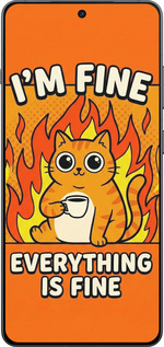 Силиконовый chehol(1620) - TRANSLATE NOT EXISTS 'Funny Cat' dlya(1621) - TRANSLATE NOT EXISTS OnePlus 13R 5G - 6786u-3922 изображение 1