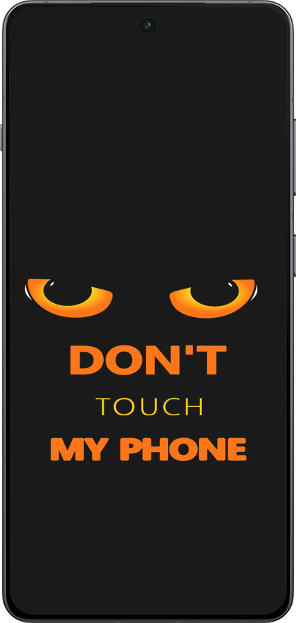 Силиконовый чехол Don't touch the phone для OnePlus 13R 5G - 4261u-3922 изображение 