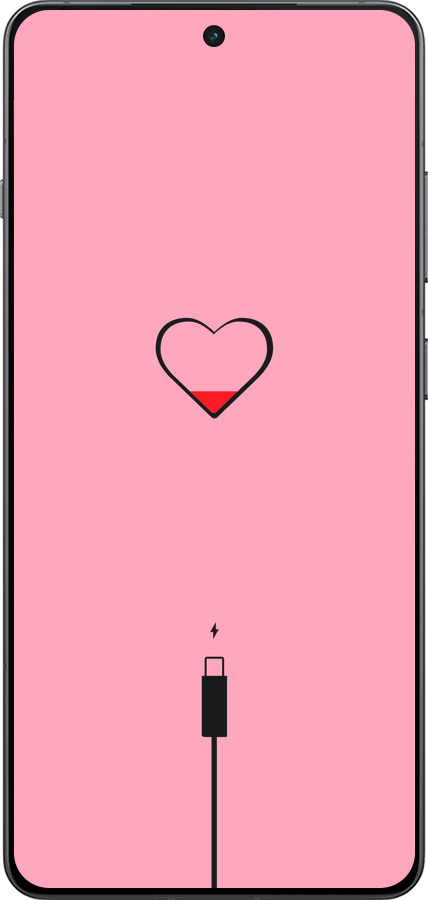 Силиконовый чехол Подзарядка сердца1 для OnePlus 13R 5G - 4275u-3922 изображение 