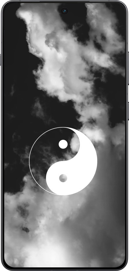 Силиконовый чехол Инь и Янь для OnePlus Ace 5 - 4389u-4087 изображение 