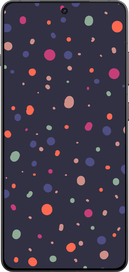 Силиконовый чехол Горошек v2 для OnePlus Ace 5 - 5599u-4087 изображение 