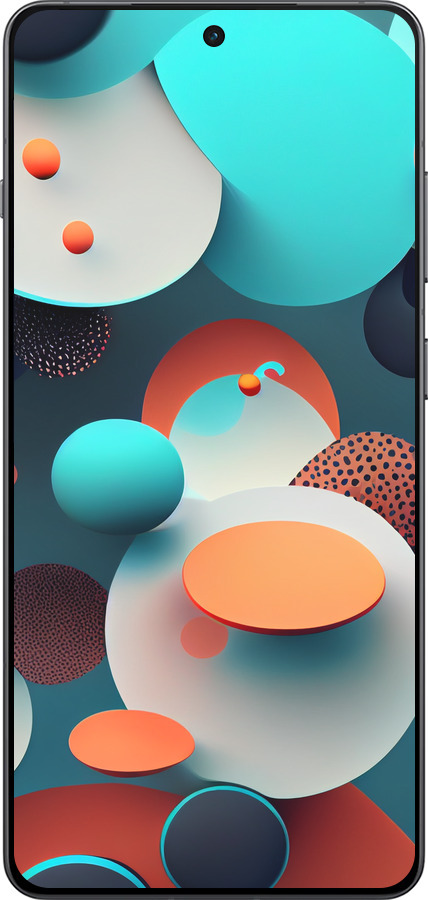 Силиконовый чехол Горошек абстракция для OnePlus Ace 5 - 5608u-4087 изображение 