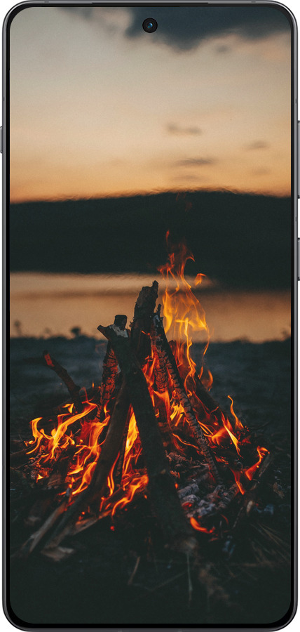 Силиконовый чехол Огонь для OnePlus Ace 5 Pro - 6021u-3934 изображение 