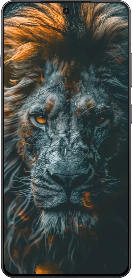 Силиконовый чехол Лев в сумерках для OnePlus 13R 5G - 6154u-3922 изображение 
