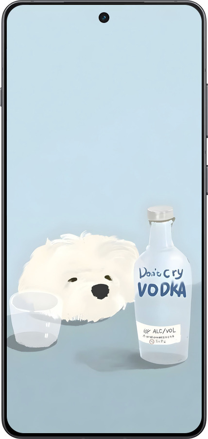 Силиконовый чехол Пес водка для OnePlus 13R 5G - 6368u-3922 изображение 