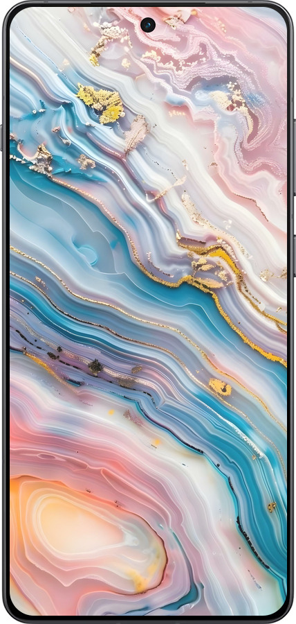Силиконовый чехол Мрамор красивый для OnePlus Ace 5 Pro - 6376u-3934 изображение 