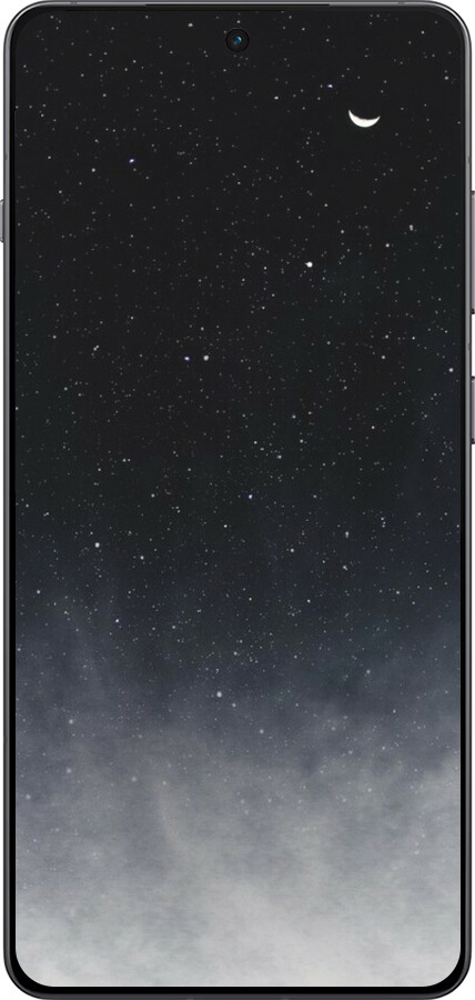 Силиконовый чехол Сині хмари, Синій місяць для OnePlus Ace 5 - 6396u-4087 изображение 