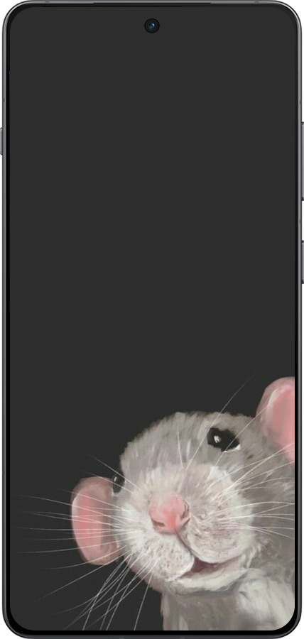 Силиконовый чехол The Peeking Rat для OnePlus 13R 5G - 6442u-3922 изображение 