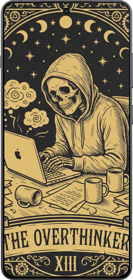 Силіконовий чехол The Overthinker для OnePlus Ace 5 Pro - 6774u-3934 изображение 