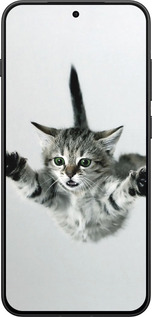 Силиконовый чехол Летящий котёнок для OnePlus 13T 5G / 13S 5G - 2322u-4026 изображение 