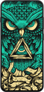 Силиконовый чехол Сова Арт-тату для OnePlus 13T 5G / 13S 5G - 3971u-4026 изображение 