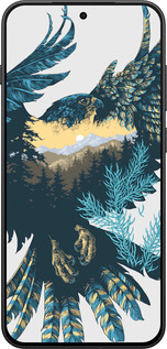 Силиконовый чехол Арт-орел на фоне природы для OnePlus 13T 5G / 13S 5G - 3983u-4026 изображение 
