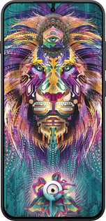 Силіконовий чехол Люмінесцентний лев для OnePlus 13T 5G / 13S 5G - 4037u-4026 изображение 