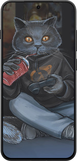 Силиконовый чехол gamer cat для OnePlus 13T 5G / 13S 5G - 4140u-4026 изображение 