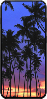 Силиконовый чехол Пальмы для OnePlus 13T 5G / 13S 5G - 4324u-4026 изображение 