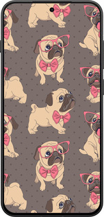 Силиконовый чехол мопсики 2 для OnePlus 13T 5G / 13S 5G - 4362u-4026 изображение 