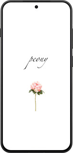 Силиконовый чехол Пион для OnePlus 13T 5G / 13S 5G - 4366u-4026 изображение 