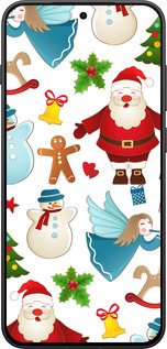 Силиконовый чехол Новогодний 1 для OnePlus 13T 5G / 13S 5G - 4614u-4026 изображение 