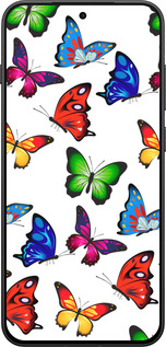 Силиконовый чехол Красочные мотыльки для OnePlus 13T 5G / 13S 5G - 4761u-4026 изображение 