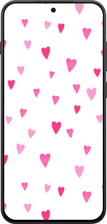 Силиконовый чехол Сердечки 2 для OnePlus 13T 5G / 13S 5G - 4763u-4026 изображение 