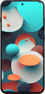 Силиконовый чехол Горошек абстракция для OnePlus 13T 5G / 13S 5G - 5608u-4026 изображение 