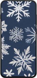 Силиконовый чехол Снежинки для OnePlus 13T 5G / 13S 5G - 5821u-4026 изображение 
