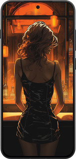 Силиконовый чехол Чехол для телефона Девушка в баре для OnePlus 13T 5G / 13S 5G - 5947u-4026 изображение 