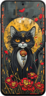 Силиконовый чехол China Cat для OnePlus 13T 5G / 13S 5G - 6134u-4026 изображение 