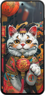Силиконовый чехол China Cat v2 для OnePlus 13T 5G / 13S 5G - 6135u-4026 изображение 
