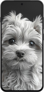 Силиконовый чехол Мальтипу на чорном фоне для OnePlus 13T 5G / 13S 5G - 6156u-4026 изображение 