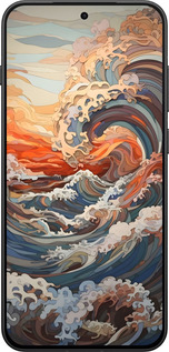 Силиконовый чехол Арт волны для OnePlus 13T 5G / 13S 5G - 6324u-4026 изображение 