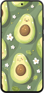 Силиконовый чехол Авокадо для OnePlus 13T 5G / 13S 5G - 6380u-4026 изображение 