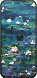 Силиконовый чехол Чехол с изображением водяных лилий Моне и кошек для OnePlus 13T 5G / 13S 5G - 6399u-4026 изображение 