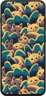 Силиконовый чехол С изображением кошек для OnePlus 13T 5G / 13S 5G - 6429u-4026 изображение 