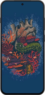 Силиконовый чехол Сердце моря для OnePlus 13T 5G / 13S 5G - 6506u-4026 изображение 