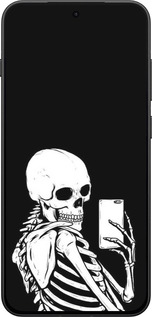 Силіконовий чехол Скелет робить Selfie для OnePlus 13T 5G / 13S 5G - 6535u-4026 изображение 