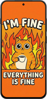 Силіконовий чехол Funny Cat для OnePlus 13T 5G / 13S 5G - 6786u-4026 изображение 