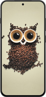 Силиконовый чехол Сова из кофе для OnePlus 13T 5G / 13S 5G - 777u-4026 изображение 