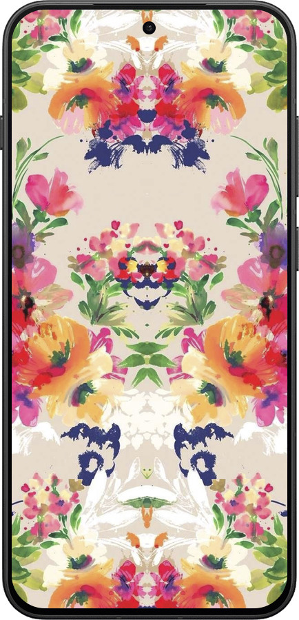 Силиконовый чехол Цветочный узор для OnePlus 13T 5G / 13S 5G - 1083u-4026 изображение 
