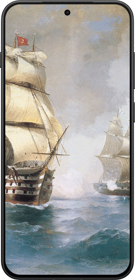 Силиконовый чехол Айвазовский. Корабли для OnePlus 13T 5G / 13S 5G - 160u-4026 изображение 