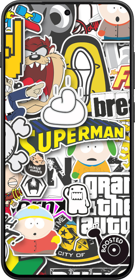 Силиконовый чехол Popular logos для OnePlus 13T 5G / 13S 5G - 4023u-4026 изображение 