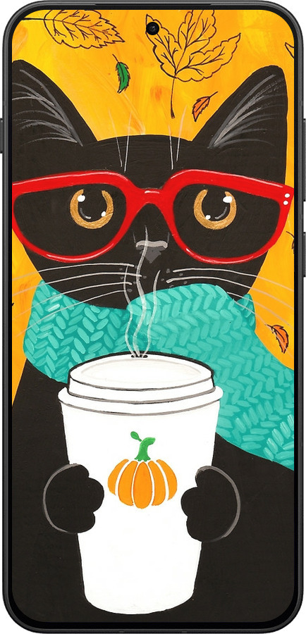 Силиконовый чехол Осенний кот для OnePlus 13T 5G / 13S 5G - 4026u-4026 изображение 