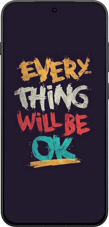 Силиконовый чехол Все будет хорошо для OnePlus 13T 5G / 13S 5G - 4068u-4026 изображение 