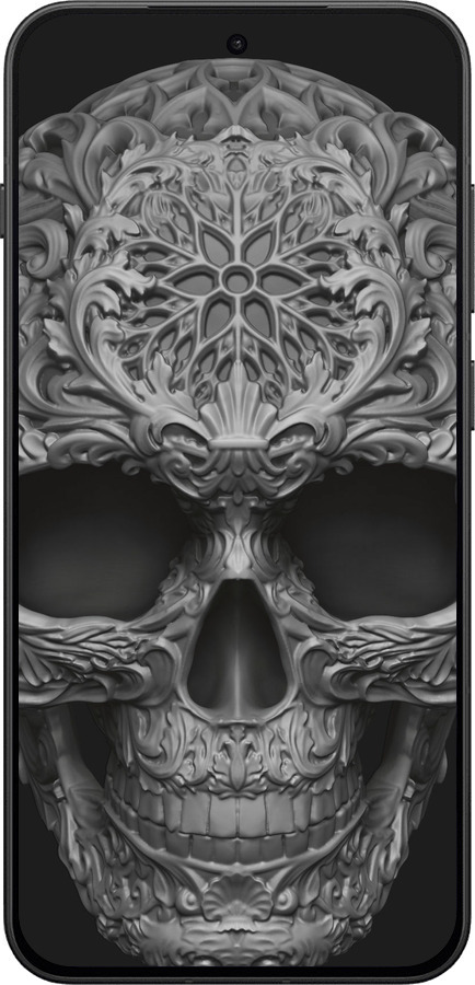 Силиконовый чехол skull-ornament для OnePlus 13T 5G / 13S 5G - 4101u-4026 изображение 