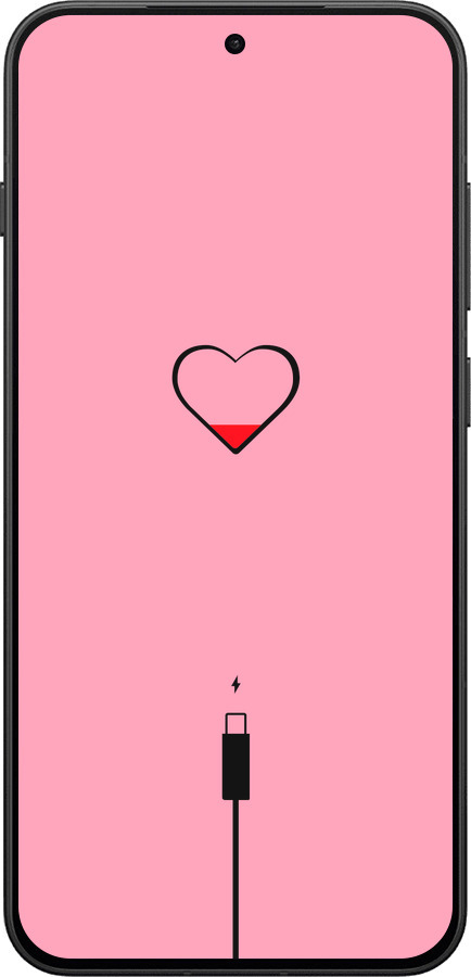 Силіконовий чехол Підзарядка серця1 для OnePlus 13T 5G / 13S 5G - 4275u-4026 изображение 
