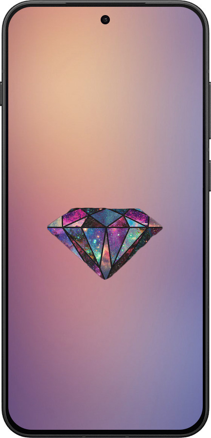 Силиконовый чехол Диамант для OnePlus 13T 5G / 13S 5G - 4352u-4026 изображение 