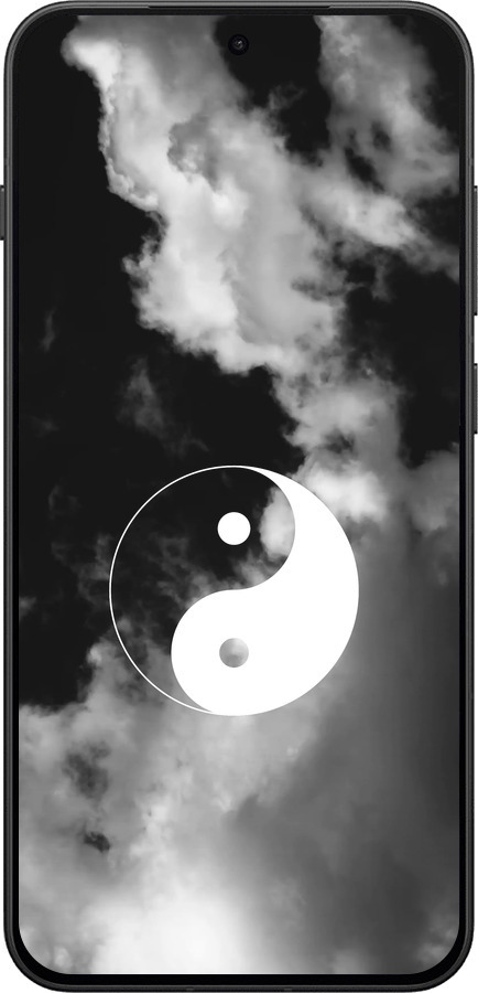 Силиконовый чехол Инь и Янь для OnePlus 13T 5G / 13S 5G - 4389u-4026 изображение 